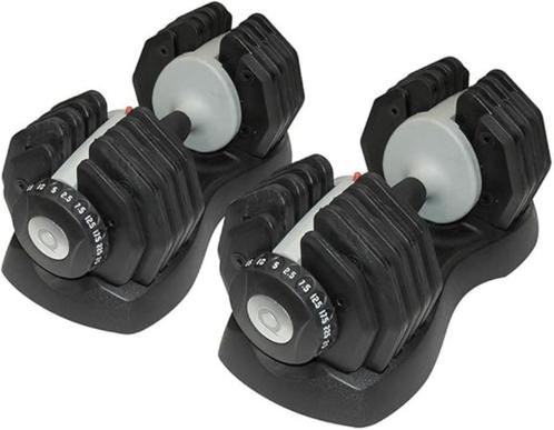 Haltères Ajustables 25kg, Sport en Fitness, Fitnessmaterialen, Gebruikt, Dumbbell, Armen, Benen, Borst, Buik, Rug, Ophalen