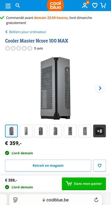 Boitier PC - Cooler Master - Ncore 100 Max, Enlèvement, Neuf