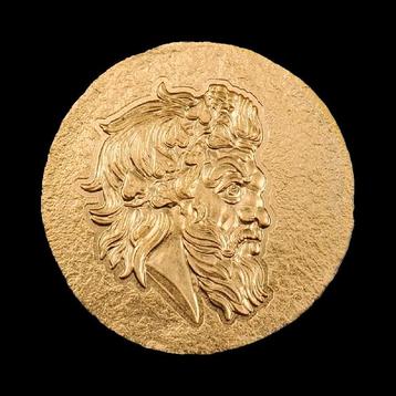 Gouden Griekse munt  beschikbaar voor biedingen