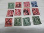 Vintage 12 timbres oblitérés Washington/Franklin voir photos, Timbres & Monnaies, Timbres | Amérique, Amérique centrale, Affranchi