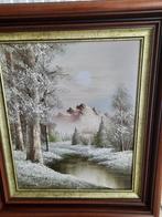 schilderij winterlandschap ( gesigneerd ), Ophalen