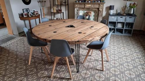 💥Déstockage plateaux de touret brute💥, Huis en Inrichting, Tafels | Eettafels, Gebruikt, Grenenhout, Metaal, Ophalen of Verzenden