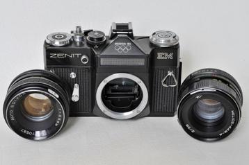 Zenit EN Moskva 80 + Helios 44M-4 58 mm 1:2 of Edixon 55 mm beschikbaar voor biedingen