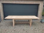 Table de ferme 2m80 chêne massif avec rallonges, Chêne