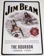 WHISKEY JIM BEAM : Bord Jim Beam - The Bourbon Since 1795, Verzamelen, Verzenden, Nieuw, Reclamebord