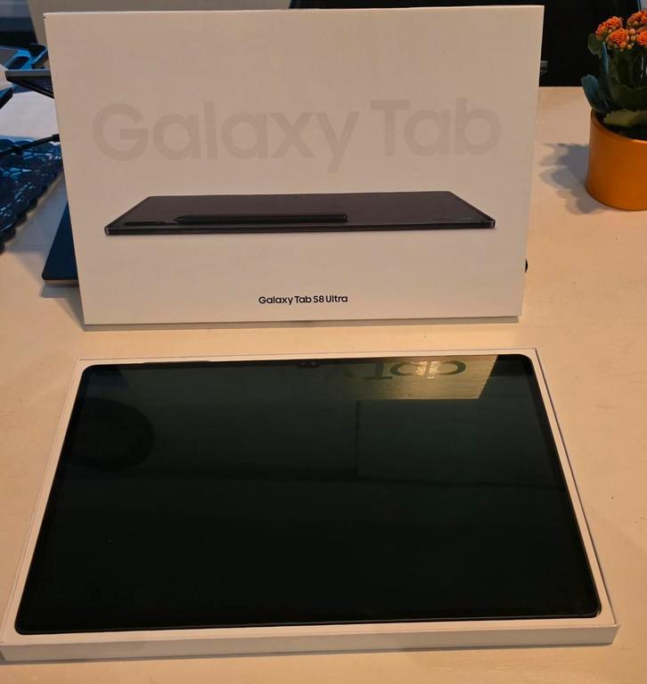 Samsung Galaxy Tab S8 Ultra, Computers en Software, Android Tablets, Wi-Fi, 13 inch of meer, 16 GB, Uitbreidbaar geheugen, Ophalen
