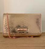 Handtas Moschino Rosé goudkleurig, Handtassen en Accessoires, Tassen | Damestassen, Ophalen of Verzenden, Zo goed als nieuw, Handtas