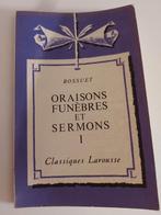 Oraisons funèbres et Sermons I, Livres, Bossuet, Utilisé, Enlèvement ou Envoi