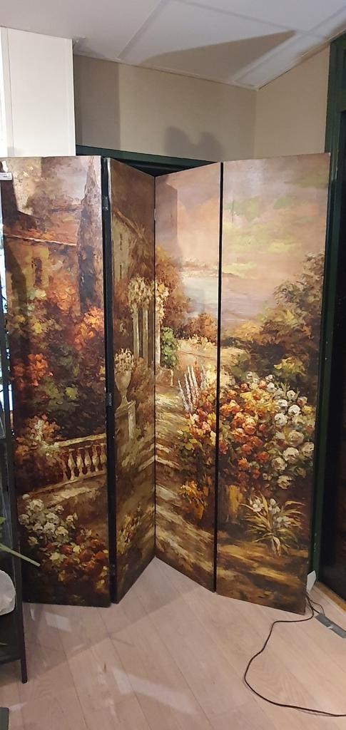 Prachtig Italiaans kamerscherm, Huis en Inrichting, Woonaccessoires | Kamerschermen, Zo goed als nieuw, Ophalen