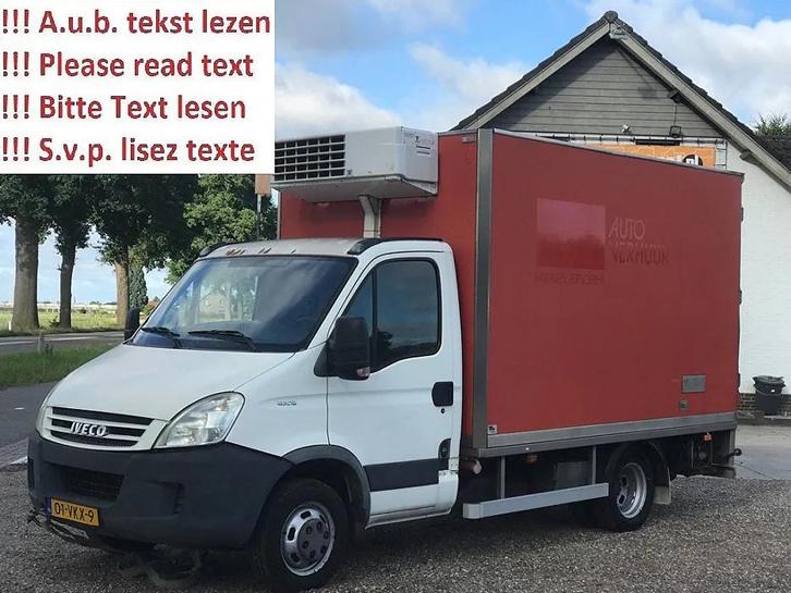 Iveco Daily 40C12 2.3 HPI MOTORSCHADE Koelkoffer Laadklep, Auto's, Bestelwagens en Lichte vracht, Bedrijf, Te koop, Iveco, Diesel