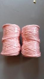 2 rouleaux de corde rose pour hobby loisir créatif, Nieuw, Ophalen of Verzenden