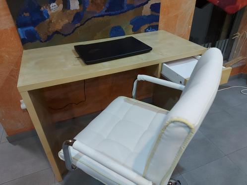 Bureau avec fauteuil moderne, Huis en Inrichting, Bureaus, Zo goed als nieuw, Bureau, Ophalen