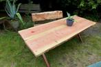 prachtige grote boomstam tuintafel 220 cm, Ophalen, Nieuw, Rechthoekig, Hout