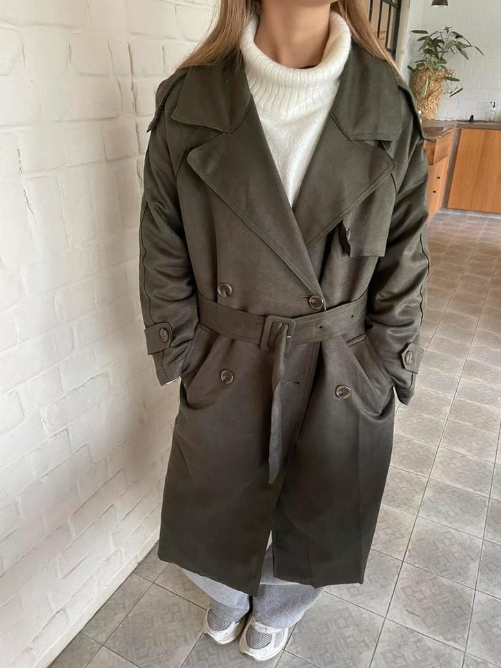nouveau trench-coat vert taille S, Vêtements | Femmes, Vestes | Hiver, Neuf, Taille 36 (S), Vert, Enlèvement ou Envoi