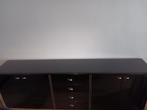 Sideboard in zwart gelakt hout, Huis en Inrichting, Ophalen, Zo goed als nieuw, Overige houtsoorten, Met deur(en)
