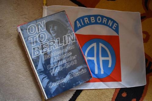 Amerikaanse skydiver James Gavin, Verzamelen, Militaria | Tweede Wereldoorlog, Landmacht, Helm of Baret, Verzenden