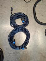 Neutrik speakon set 2x 15m NL4 NL8, Musique & Instruments, Enlèvement, Comme neuf, Haut-parleur ou Amplificateur