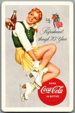 speelkaart - LK8460 - Coca cola 1956/02, Verzamelen, Speelkaarten, Jokers en Kwartetten, Ophalen of Verzenden, Zo goed als nieuw