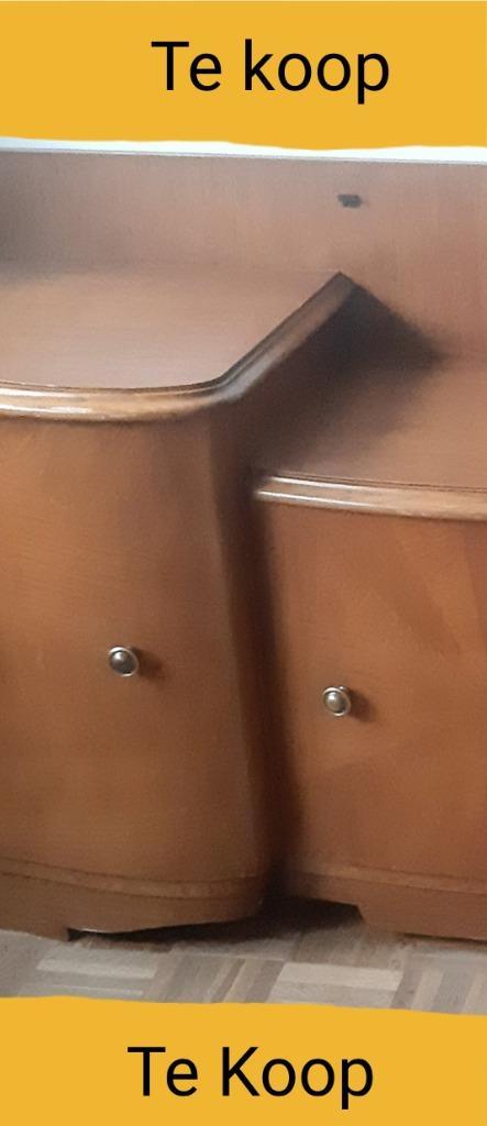 Art deco kast en nachtkastjes, Antiek en Kunst, Antiek | Meubels | Kasten, Ophalen