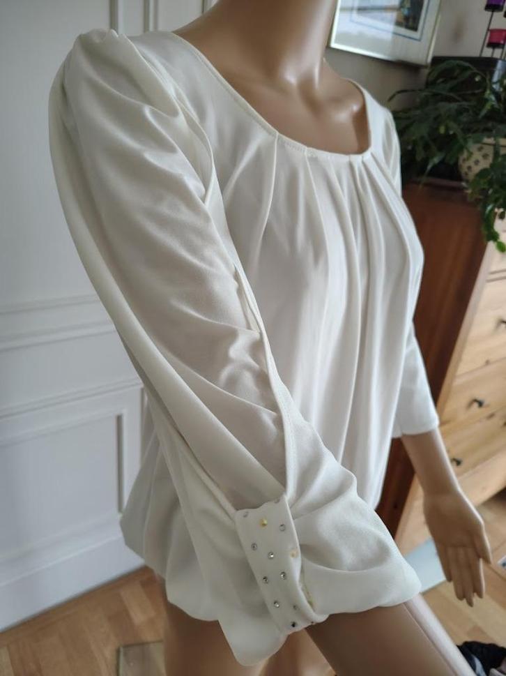 Witte zomer blouse van amelie amelie, Kleding | Dames, Blouses en Tunieken, Zo goed als nieuw, Maat 36 (S), Ophalen of Verzenden