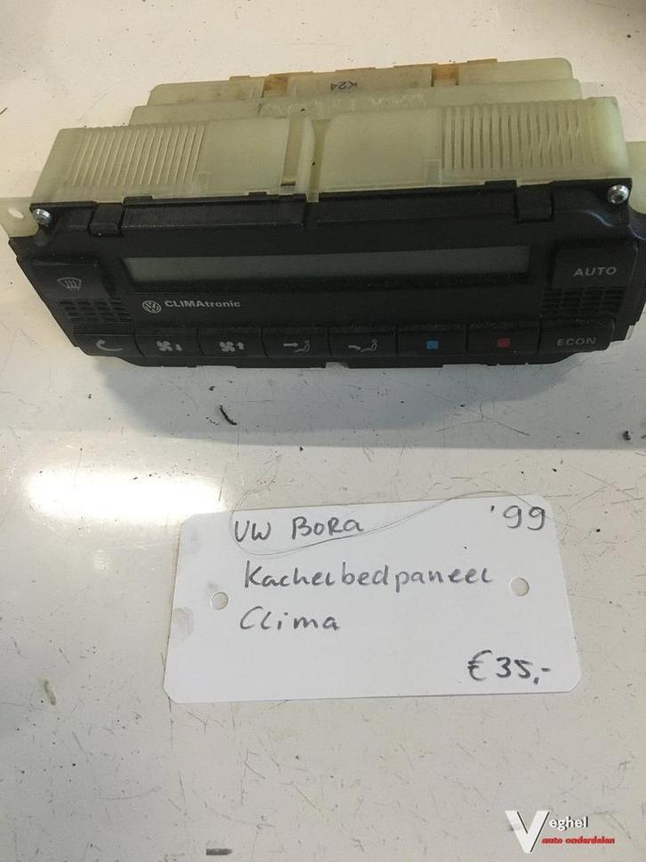 Vw Bora 1.9 Tdi 1999 Kachel bedieningspaneel airco/ clima, Auto-onderdelen, Dashboard en Schakelaars, Gebruikt, Ophalen of Verzenden