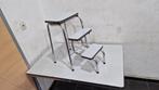 Tabouret escabeau, marche pied, formica, vintage, années 60