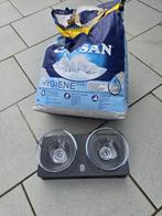 Katten voerbakken+bakvulling, Ophalen, Gebruikt