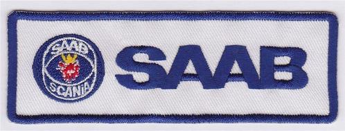 Saab stoffen opstrijk patch embleem #3, Verzamelen, Automerken, Motoren en Formule 1, Nieuw, Verzenden
