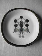 Expo 1958 Atomium Brussel souvenier bordje, Ophalen of Verzenden, Huis en Inrichting