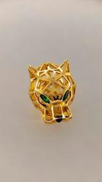Gouden Panther-ring, Handtassen en Accessoires, Ringen, Ophalen of Verzenden, Zo goed als nieuw, Goud, Goud