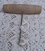 Simpele Franse kurkentrekker met houten greep, Antiek en Kunst, Ophalen of Verzenden