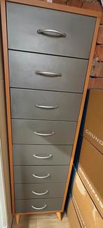 Meuble à CD Ikea avec tiroirs en métal, Maison & Meubles, Armoires | Commodes, Moins de 25 cm, 5 tiroirs ou plus, Comme neuf, 50 à 100 cm