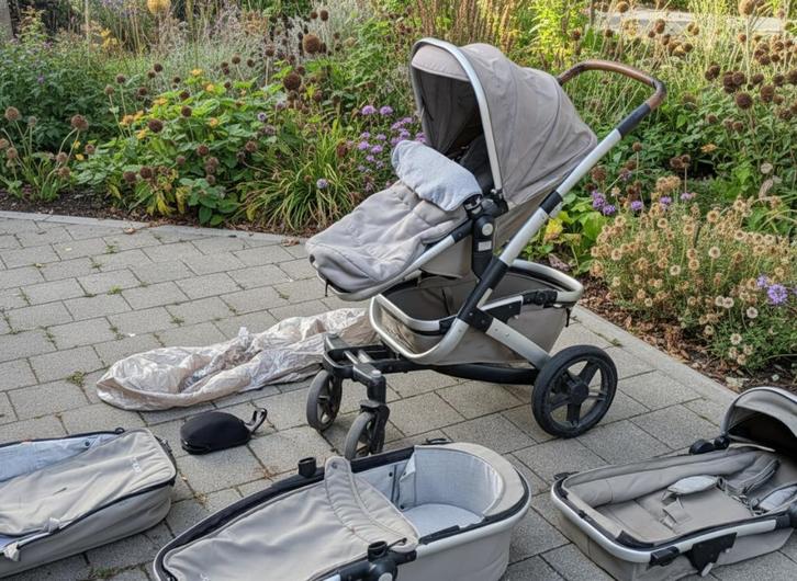 Joolz Geo kinderwagen, +tweeling zitje, +dubbele slaapwieg, Enfants & Bébés, Poussettes & Combinaisons, Utilisé, Poussette combi