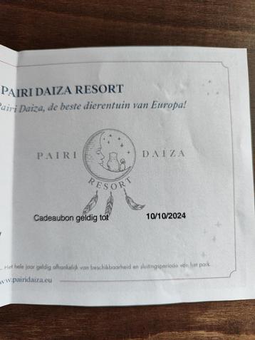 Bon Pairi Daiza Resort €480