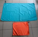 2 serviettes de bain NABAIJI en microfibre à séchage rapide, Enlèvement ou Envoi, Comme neuf, Orange, Serviette