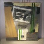 Mooi Abstract Geschilderd Werk 'Erin of Eruit' - Hessels, Antiek en Kunst, Ophalen of Verzenden