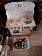 houten keukentje met items, Enfants & Bébés, Utilisé, Enlèvement ou Envoi