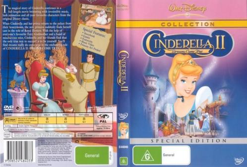 Disney dvd - Cinderella 2 ( Assepoester 2 ), CD & DVD, DVD | Films d'animation & Dessins animés, Enlèvement ou Envoi