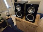 KEF R300 boekenplankluidsprekers Piano Black paar, Audio, Tv en Foto, Luidsprekerboxen, Ophalen of Verzenden, Gebruikt