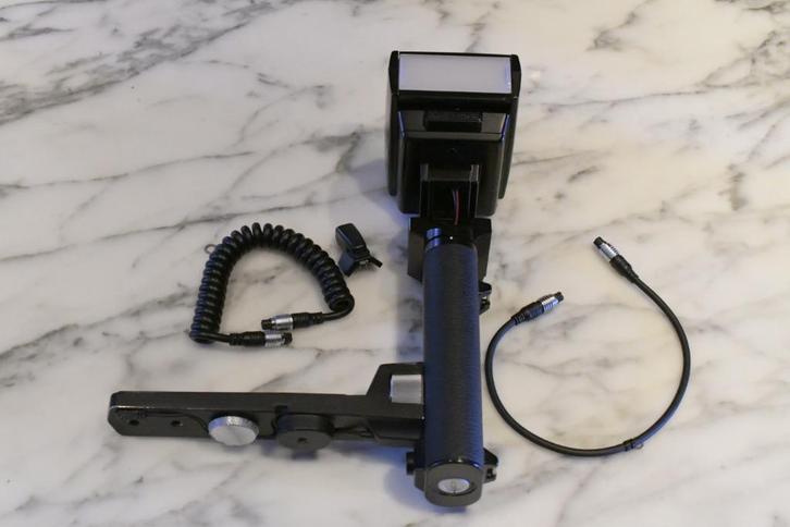 Olympus flash T32 en PowerBounce grip 2 en kabels, Audio, Tv en Foto, Foto | Flitsers, Gebruikt, Olympus, Kantelbaar, Ophalen of Verzenden