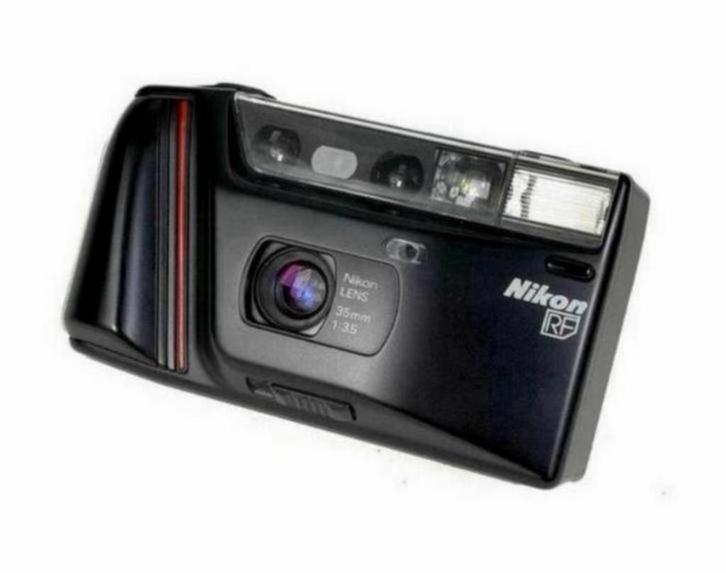 Nikon RF - Vintage camera 35mm 1:3.5 - 5032518 zwart black, Audio, Tv en Foto, Fotocamera's Analoog, Zo goed als nieuw, Compact