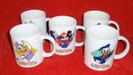 5 mokken tas Disney world on ice 1995 België voor Renault, Enlèvement ou Envoi, Donald Duck, Utilisé, Service
