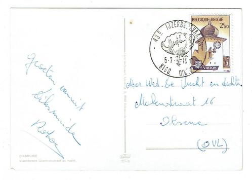 Briefkaart thema Ijzerbedevaart (Post-0013), Postzegels en Munten, Postzegels | Thematische zegels, Gestempeld, Overige thema's