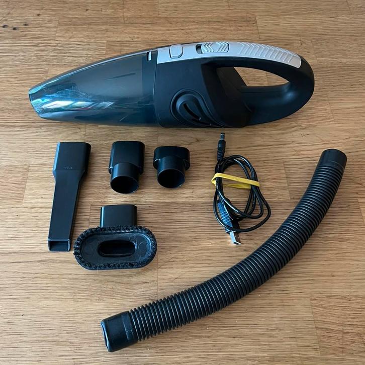 Draadloze handstofzuiger + accessoires, Elektronische apparatuur, Stofzuigers, Gebruikt, Kruimeldief, Minder dan 1200 watt, Reservoir