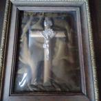 Cadre religieux ancien avec verre bombé, Envoi