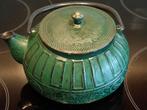 Osaka Emerald Cast Iron Japanse theepot gesigneerd 1950/60., Gietijzer