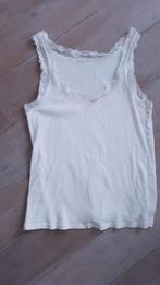 wit singlet met kant / DAMART / X-XL, Kleding | Dames, Ondergoed en Lingerie, Damart, Ophalen of Verzenden, Body of Korset, Wit