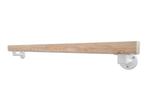 Trapleuning Massief eiken hout - Rond en vierkant - GOEDKOOP, Doe-het-zelf en Bouw, Ladders en Trappen, Ophalen of Verzenden, Nieuw