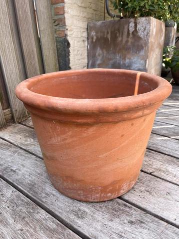 Terracotta pot, Tuin en Terras, Ophalen, Gebruikt, Balkon, 40 cm of meer