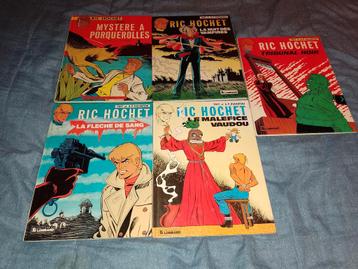 Te koop lot van 5 BD Ric Hochet  beschikbaar voor biedingen